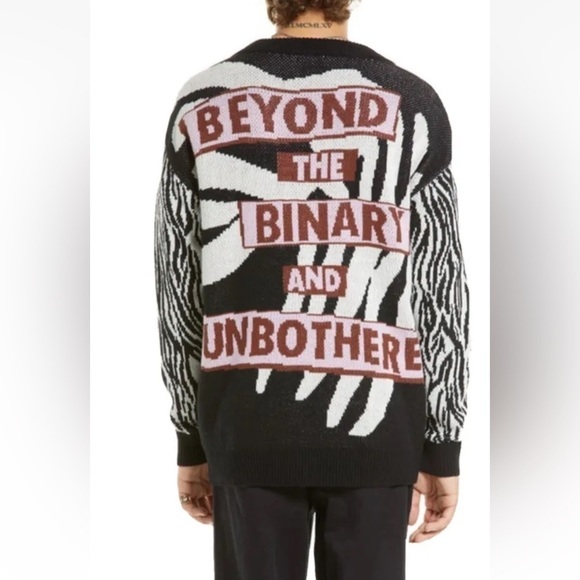 BP Nordstrom  Beyond The Binary And Unbothered Cardigan Sweater Men's Sz S NWT - Picture 2 of 12